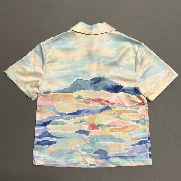 SONG OF STYLE Elsie‎ Top in Blue Landscape Ab Size Small - Picture 3 of 13